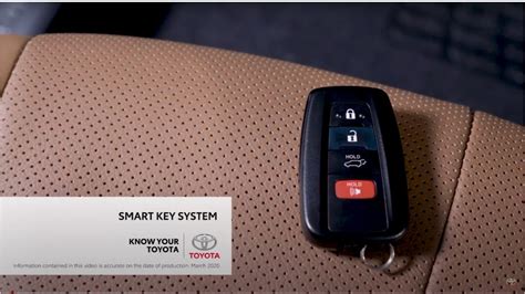 toyota smart card key|Toyota highlander smart key system.